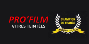 logo officiel Pro'Film champion de France pose de films solaires